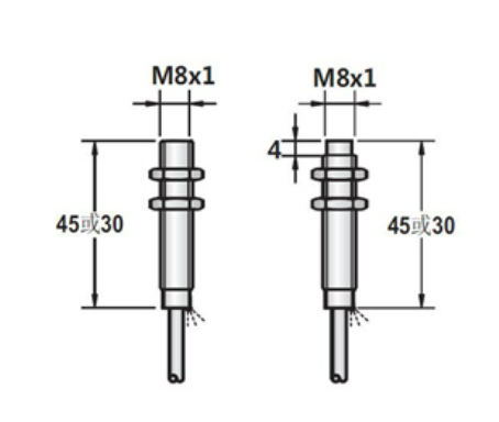 8.2V本安 M8电容式防爆接近开关(图1)